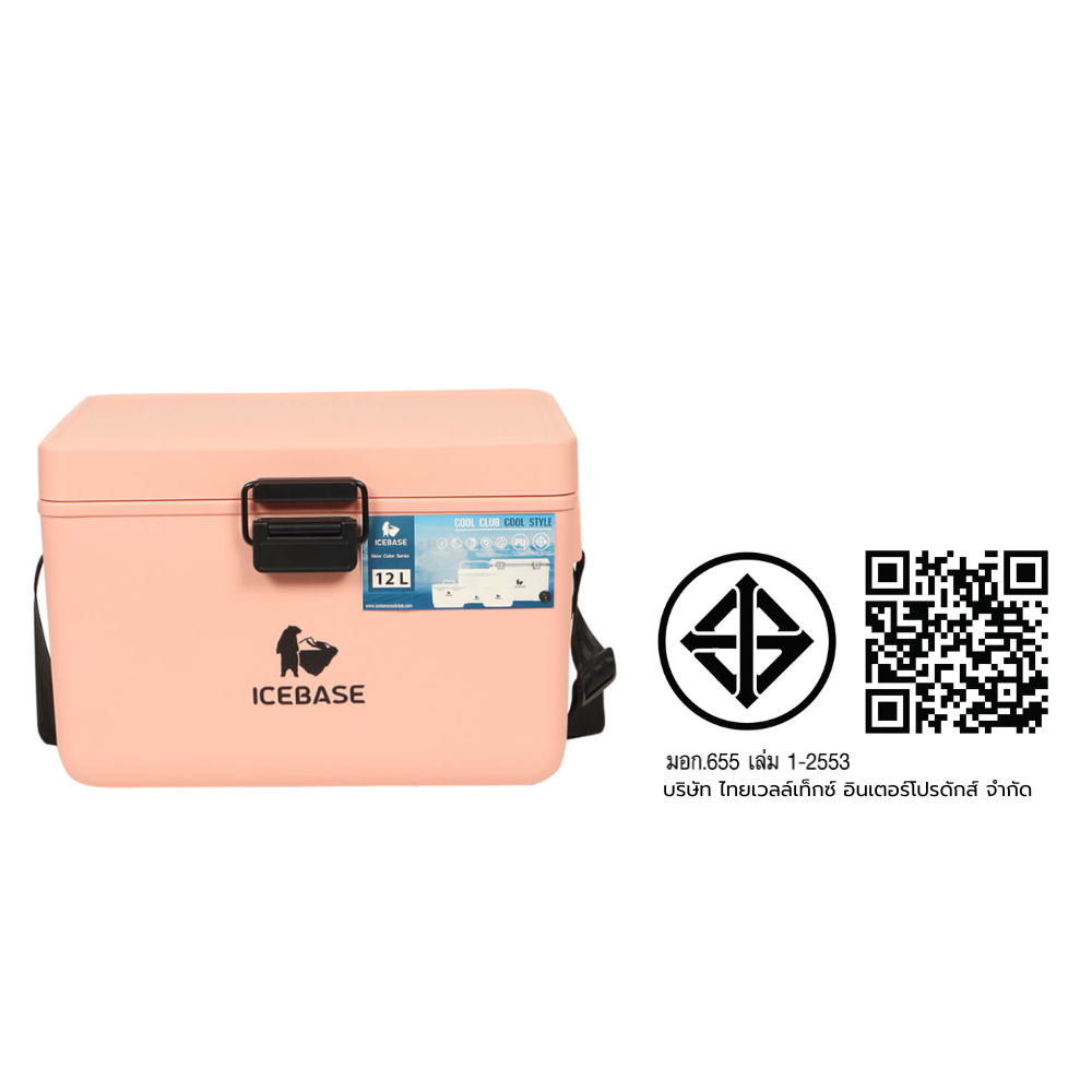 กระติกน้ำแข็งเก็บความเย็น ICEBASE รุ่น CLP-310PKS (VENUS) ขนาด 12 ลิตร สีชมพู_11